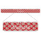 Red & Tan Plaid Plastic Ruler - 12" (Personalized)