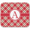 Red & Tan Plaid Rectangular Mouse Pad - APPROVAL
