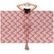 Red & Tan Plaid Sarong (with Model)