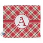 Red & Tan Plaid Security Blanket (Personalized)