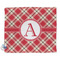 Red & Tan Plaid Security Blanket (Personalized)