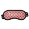 Red & Tan Plaid Sleeping Eye Masks - Front View