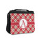 Red & Tan Plaid Small Travel Bag - FRONT