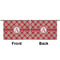 Red & Tan Plaid Small Zipper Pouch Approval (Front and Back)