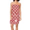 Red & Tan Plaid Spa / Bath Wrap (Personalized)