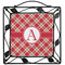 Red & Tan Plaid Square Trivet (Personalized)