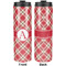 Red & Tan Plaid Stainless Steel Tumbler 20 Oz - Approval