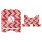 Red & Tan Plaid Stylized Tablet Stand - Apvl