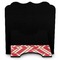 Red & Tan Plaid Stylized Tablet Stand - Back