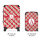 Red & Tan Plaid Suitcase Set 4 - APPROVAL