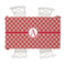 Red & Tan Plaid Tablecloth - 58"x102" (Personalized)