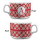 Red & Tan Plaid Tea Cup - Single Apvl