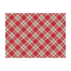 Red & Tan Plaid Tissue Paper Sheets - Large - Heavyweight
