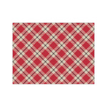 Red & Tan Plaid Tissue Paper Sheets - Medium - Heavyweight