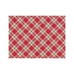 Red & Tan Plaid Tissue Paper Sheets - Medium - Heavyweight