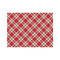 Red & Tan Plaid Tissue Paper Sheets - Medium - Heavyweight
