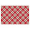 Red & Tan Plaid Tissue Paper Sheets - X-Large - Heavyweight