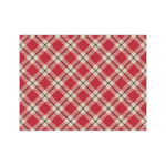 Red & Tan Plaid Tissue Paper Sheets - Medium - Lightweight
