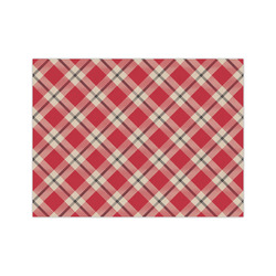 Red & Tan Plaid Medium Tissue Papers Sheets - Lightweight