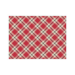 Red & Tan Plaid Tissue Paper Sheets - Medium - Lightweight