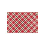 Red & Tan Plaid Tissue Paper Sheets - Small - Lightweight