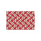 Red & Tan Plaid Tissue Paper - Lightweight - Small - Front