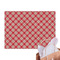Red & Tan Plaid Tissue Paper Sheets - Main