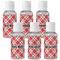 Red & Tan Plaid Travel Bottles (Personalized)