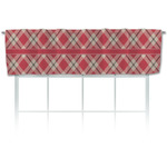 Red & Tan Plaid Valance