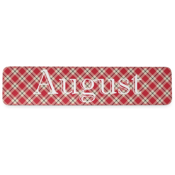 Red & Tan Plaid Wrist Rest - Apvl