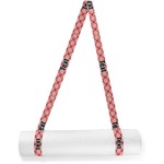 Red & Tan Plaid Yoga Mat Strap (Personalized)