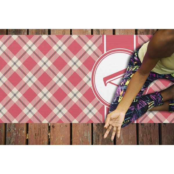 Red & Tan Plaid Yoga Mats - LIFESTYLE