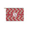 Red & Tan Plaid Zipper Pouch - Small - 8.5"x6" (Personalized)