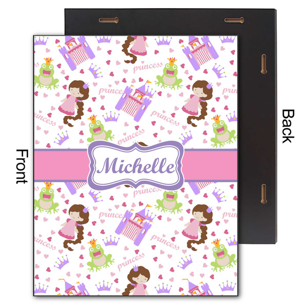 Princess Print 11x14 Wood Print - Front & Back View
