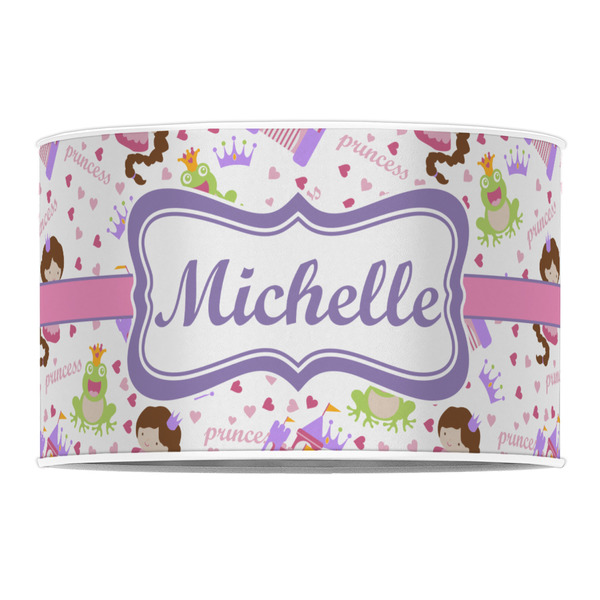 Princess Print 12" Drum Lampshade - FRONT (Poly Film)