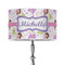 Princess Print 12" Drum Lampshade - ON STAND (Poly Film)