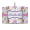 Princess Print 12" Drum Pendant Lamp - Fabric (Personalized)