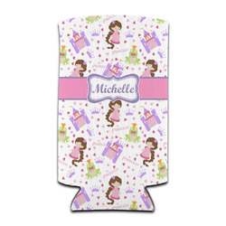 Princess Print Can Cooler (tall 12 oz) (Personalized)