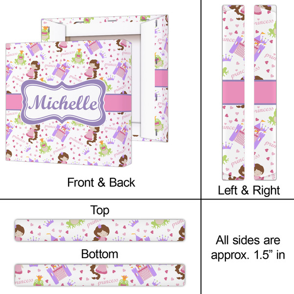 Princess Print 12x12 - Canvas Print - Approval