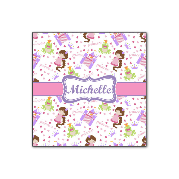 Custom Princess Print Wood Print - 12x12 (Personalized)