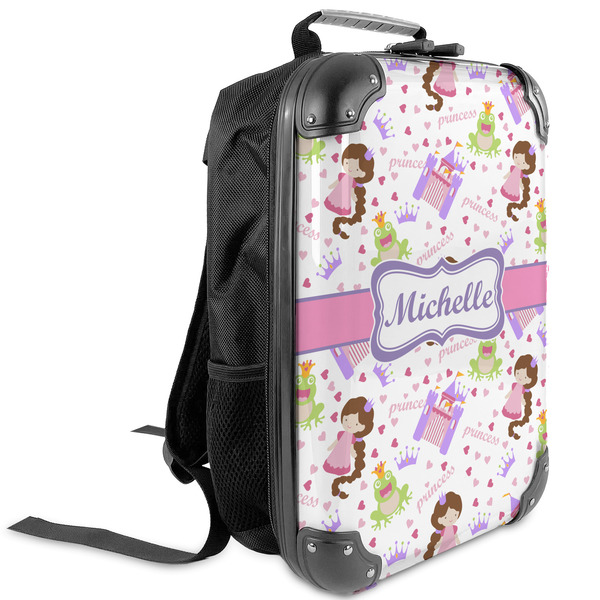 Custom Princess Print Kids Hard Shell Backpack (Personalized)