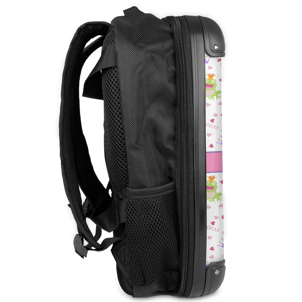 Princess Print 13" Hard Shell Backpacks - Side View