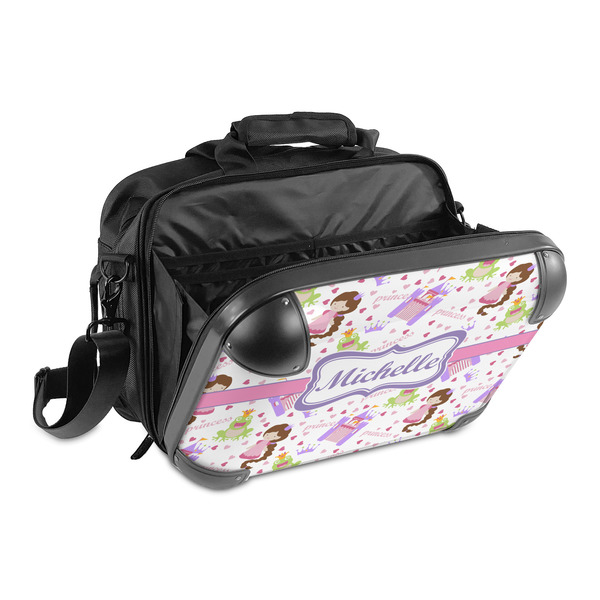 Princess Print 15" Hard Shell Briefcase - Open