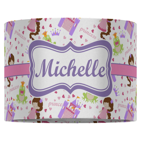 Princess Print 16" Drum Lampshade - FRONT (Fabric)