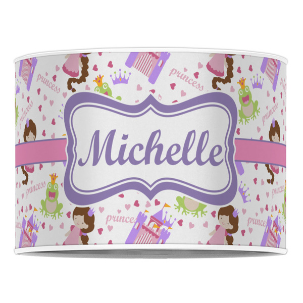 Princess Print 16" Drum Lampshade - FRONT (Poly Film)