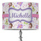 Princess Print 16" Drum Lampshade - ON STAND (Poly Film)