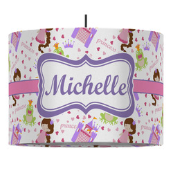 Princess Print Drum Pendant Lamp (Personalized)