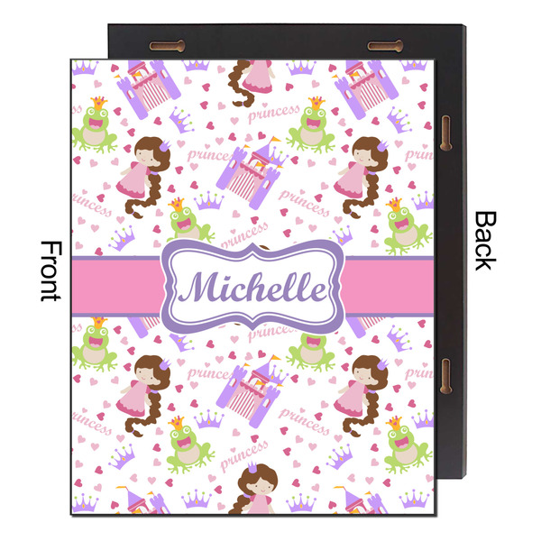Princess Print 16x20 Wood Print - Front & Back View