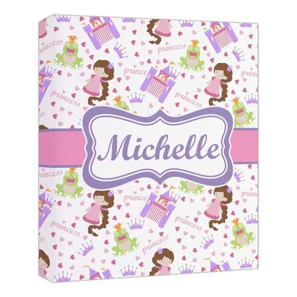 Custom Princess Print Canvas Print - 20x24 (Personalized)