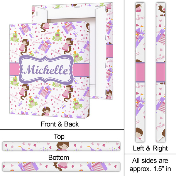 Princess Print 20x24 - Canvas Print - Approval